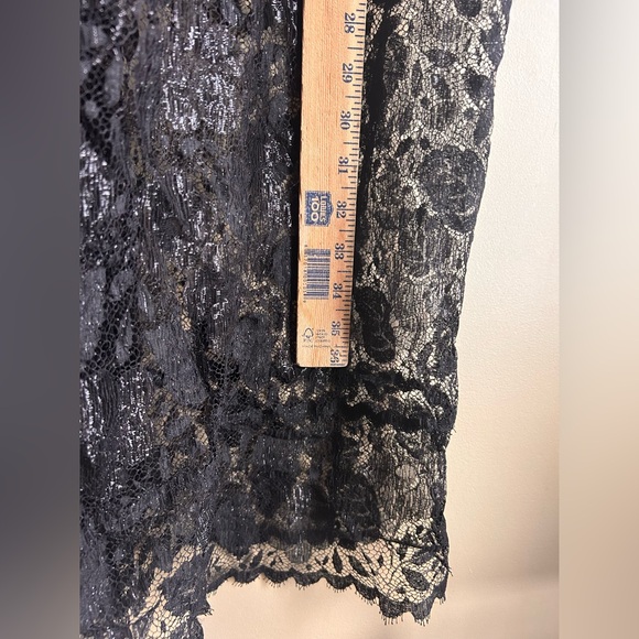 Vinage 70s Léo chevalier lace dress - Picture 13 of 16